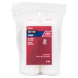 Ace Better Foam 4 in. W Mini Paint Roller Cover 2 pk