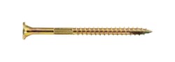 Screw Products No. 9 X 2-1/2 in. L Star Yellow Zinc-Plated Wood Screws 5 lb lb 467 pk