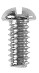 Danco No. 10-24 X 3/8 in. L Slotted Round Head Chrome-Plated Brass Bibb Screw 1 pk