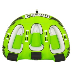 Airhead Nylon Inflatable Green Mach Towable Tube 75 in. W X 107 in. L