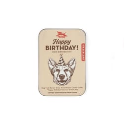 Kikkerland Kobe Dog Birthday Kit Paper/Iron/Cotton/Stainless Steel 1 pk