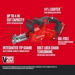 Craftsman V20 CMCCS320D1 6 in. 20 V Battery Pruning Saw Kit (Battery & Charger)