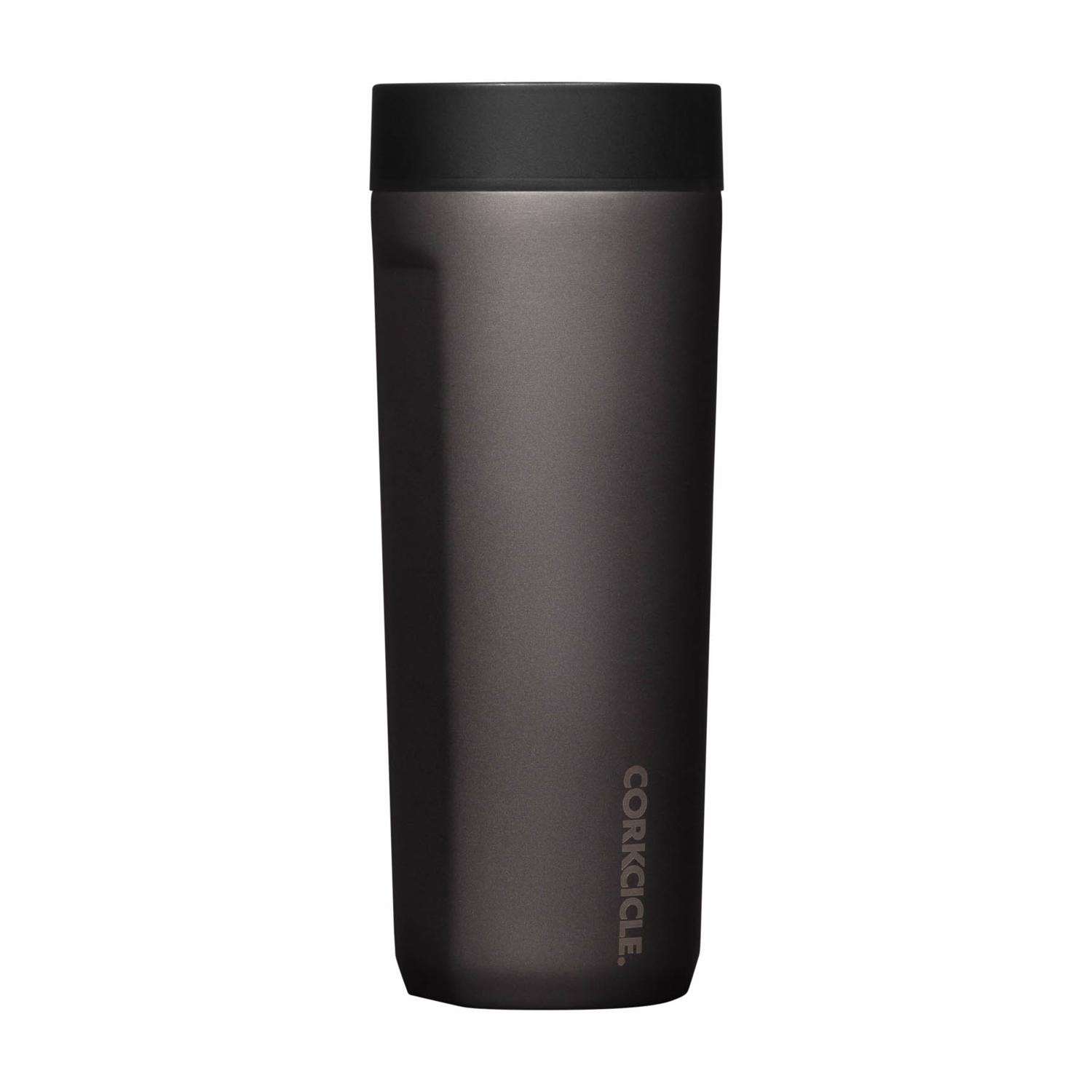  Corkcicle Commuter Cup Insulated Stainless Steel Spill Proof  Travel Coffee Mug Keeps Beverages Cold for 9 Hours and Hot for 3 Hours,  Ceramic Slate, 17 oz : Home & Kitchen