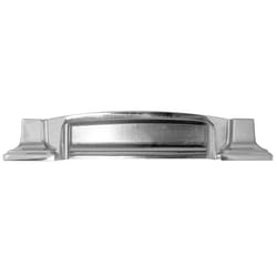 MNG Beacon Hill Traditional Cabinet Pull Cup 3 in. & 3-3/4 in. Polished Nickel Silver 1 pk