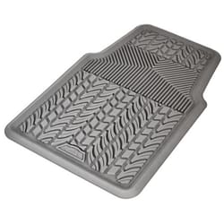 Custom Accessories Gray Rubber Auto Floor Mats 1 pk