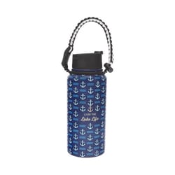 Pavilion We People 32 oz Blue BPA Free Lake Life Water Bottle