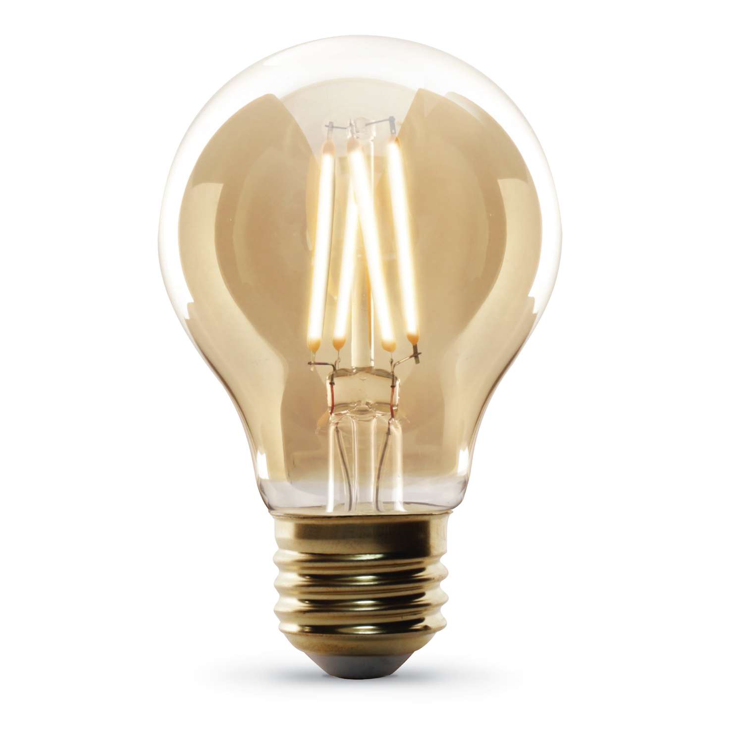 FEIT Electric A19 E26 (Medium) LED Bulb Amber Soft White 60 Watt