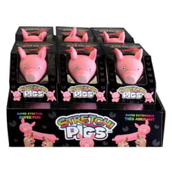 Incredible Novelties Stretchi Pigs Toy Pink