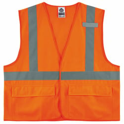 Ergodyne GloWear Reflective Standard Safety Vest Orange S/M