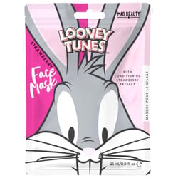 Mad Beauty Warner Brothers Looney Tunes Black/Blue/White Bugs Bunny Sheet Face Mask 0.8 oz 12 pk