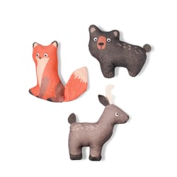 Pet Shop by Fringe Studio Assorted Canvas Forest Friends Dog Toy 1 pk