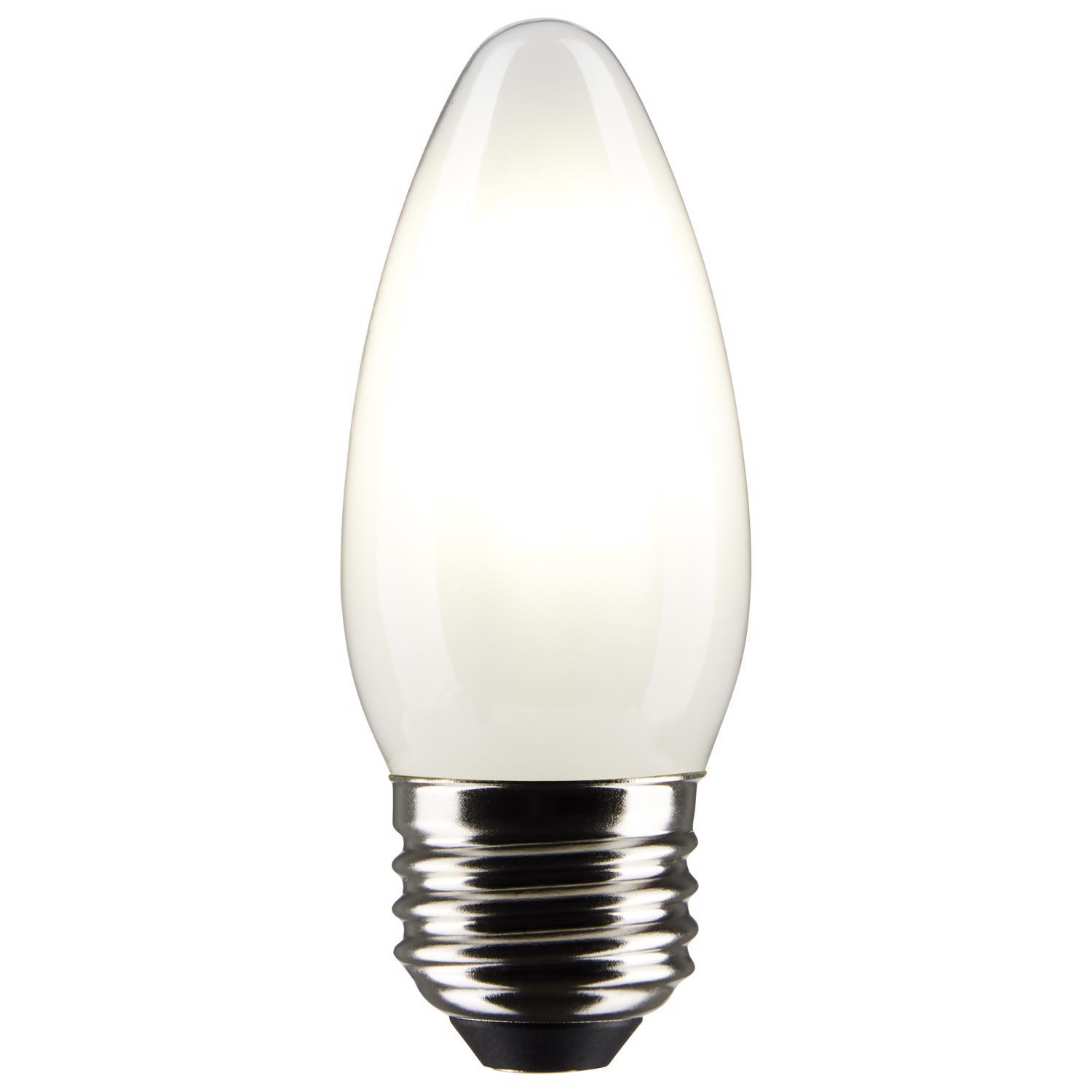 Satco B11 E26 (Medium) Filament LED Bulb Warm White 40 Watt Equivalence ...