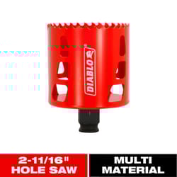 Diablo Snap-Lock Plus 2-11/16 in. Bi-Metal 2-3/8 in. L Hole Saw