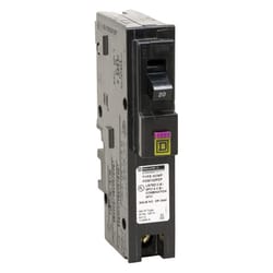 Square D 20 amps Arc Fault/Ground Fault Single Pole Circuit Breaker