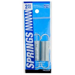 HILLMAN 2.25 in. L X 3/4 in. D Extension Spring 2 pk