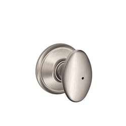 Schlage F Series Siena Satin Nickel Privacy Knob Right or Left Handed