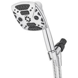 Oxygenics Square Chrome ABS Plastic 7 settings Handheld Showerhead 1.8 gpm
