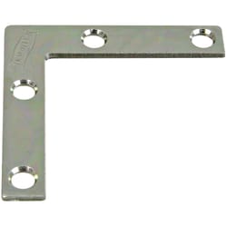 National Hardware 2 in. H X 3/8 in. W X 0.07 in. D Steel Flat Corner Brace