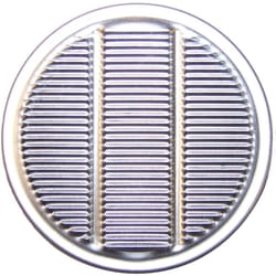 Gibraltar Building Products 2 in. H Silver Aluminum Vulcan Vent