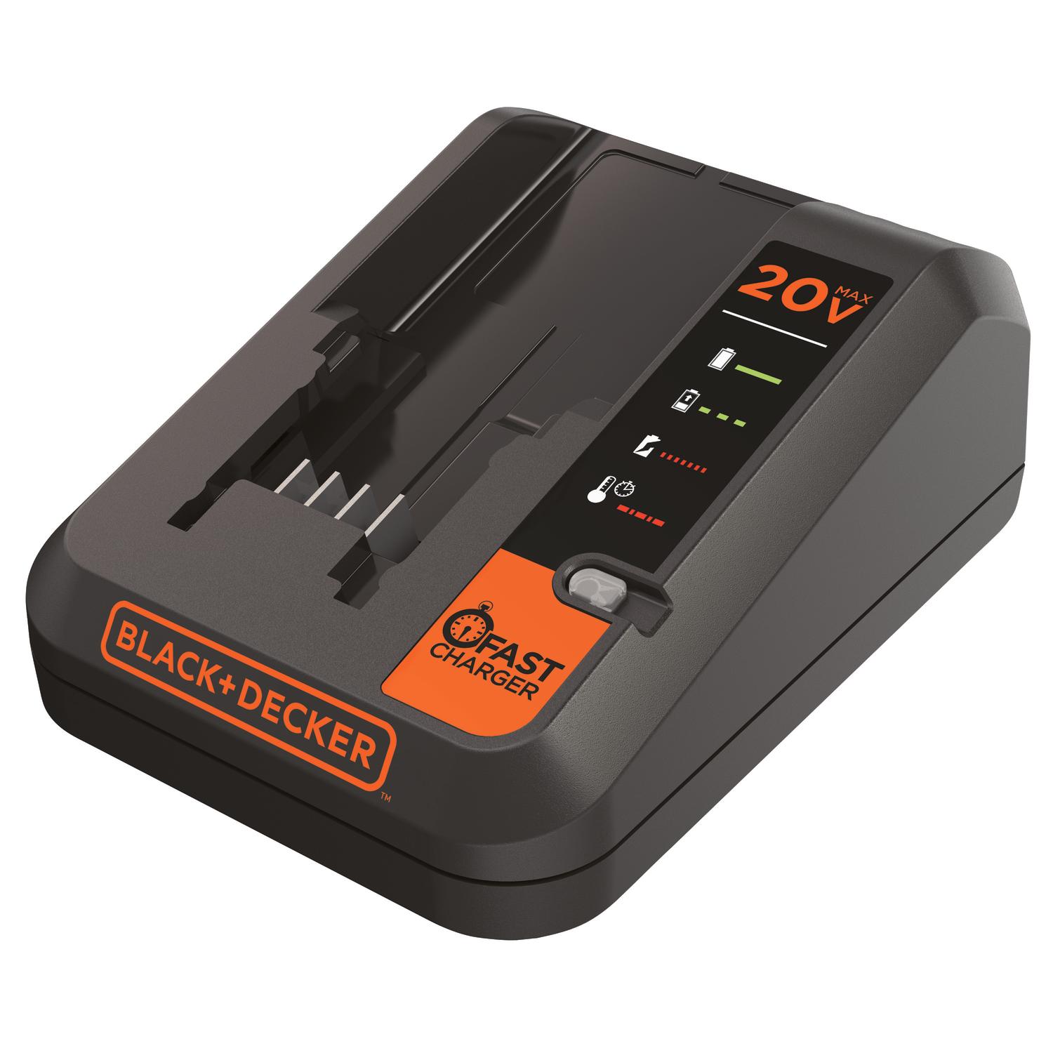 Photos - Battery Charger Black&Decker Black+Decker 20 V Lithium-Ion  1 pc BDCAC202B 