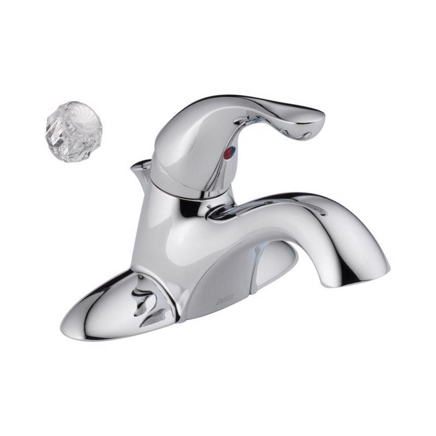 Delta Classic Chrome Traditional Centerset Bathroom Sink
