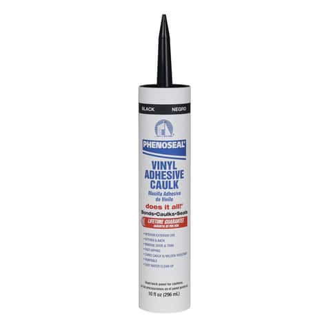Phenoseal Black Vinyl Kitchen and Bath Adhesive Caulk 10 oz - Ace Hardware