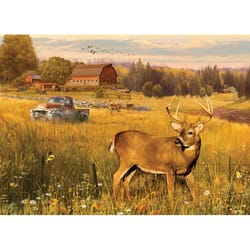 Cobble Hill Deer Field Jigsaw Puzzle 500 pc