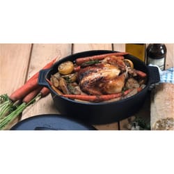 Bayou Classic Cast Iron Roasting Pan 6 qt 1 pk