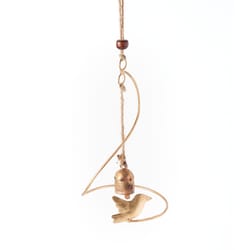 Matr Boomie Copper Vein Metal 8 in. Wind Spinner Bird Wind Chime