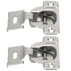 Laurey 2 in. W X 5 in. L Chrome Steel Cabinet Hinge 2 pk