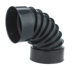 Advanced Drainage Systems 4 in. Snap X 4 in. D Snap Polyethylene 8 in. 90 Degree Elbow 1 pk