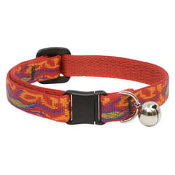 Lupine Pet Original Designs Multicolor Go Go Gecko Nylon Cat Collar