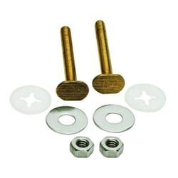 Fluidmaster Bowl to Floor Bolts Brass