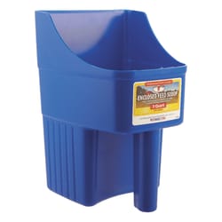 Little Giant Plastic Blue 3 qt Feed Scoop