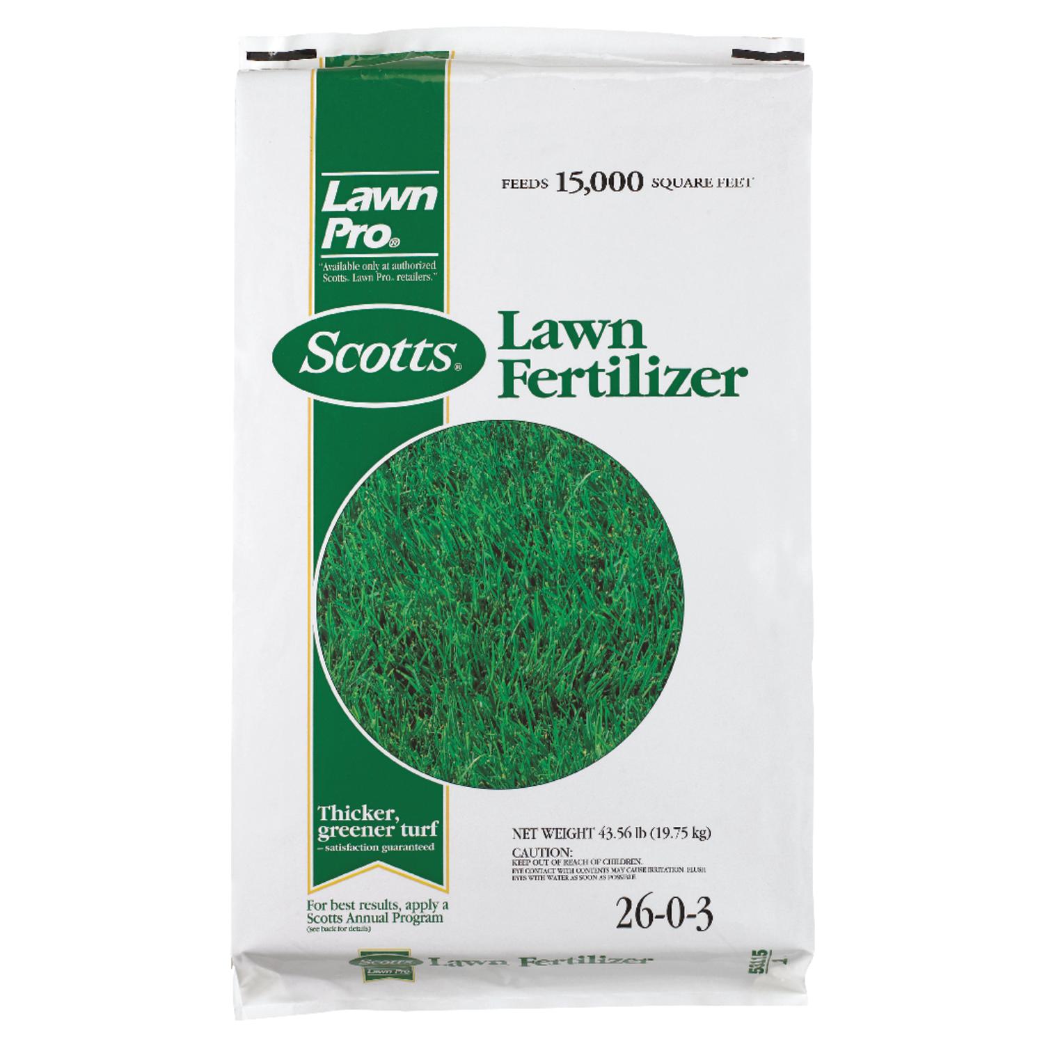 UPC 032247531153 product image for Scotts Lawn Pro 26-0-3 Lawn Fertilizer For Turfgrass 43.91 lb. | upcitemdb.com