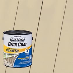 Rust-Oleum RockSolid 6X Deck Coat Solid Tintable Tint Base Water-Based Acrylic Deck Resurfacer 3.63