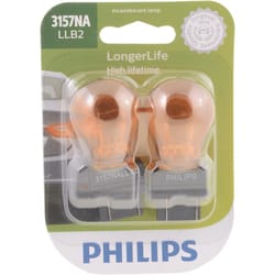 Philips LongerLife Incandescent Parking/Side Marker/Turn Miniature Automotive Bulb 3157NALLB2