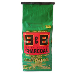 B&B Charcoal All Natural Lump Charcoal 20 lb