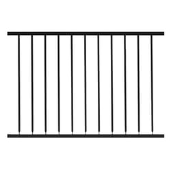 Gilpin Hampton 32 in. H X 48 in. W X 1-1/4 in. L Steel Railing