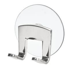 iDesign Gia Chrome Clear Metal Razor Holder