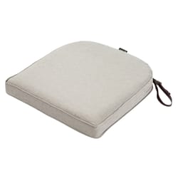 Classic Accessories Montlake Heather Gray Polyester Seat Cushion 2 in. H X 18 in. W X 18 in. L