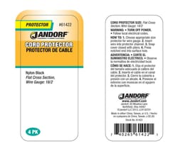 Jandorf 0.41 in. L Cord Protector 4 pk