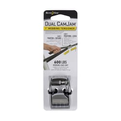 Nite Ize Dual CamJam Silver Bungee Cord 2.14 in. L X 11 in. 600 lb 1 pk