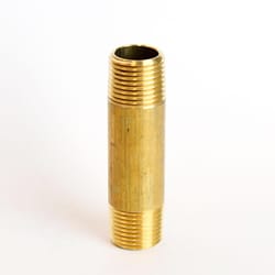 ATC 1/2 in. MPT X 1/2 in. D MPT Yellow Brass Nipple 3 in. L