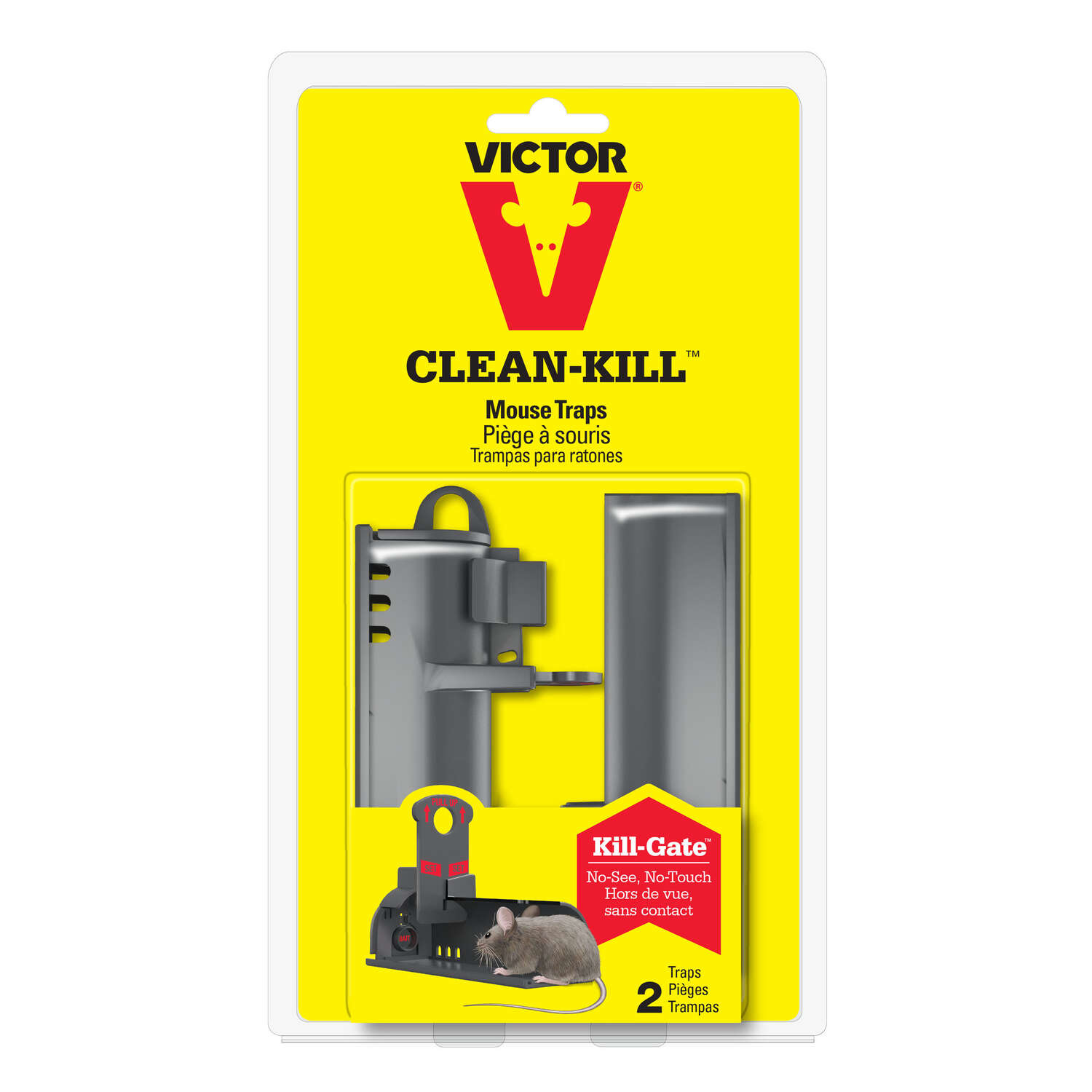 Victor Clean-Kill Small Covered Animal Trap For Mice 2 pk - Ace Hardware