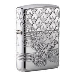 Zippo Silver Patriotic Lighter 1 pk