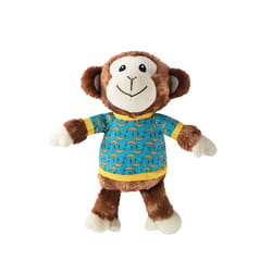 Pet Shop by Fringe Studio Multicolored Plush Bananas The Monkey Dog Toy 1 pk