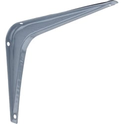 National Hardware 6 in. H X 5 in. W X 13/16 in. D Gray Steel Shelf Bracket