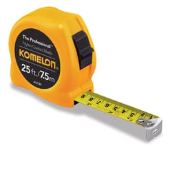 Komelon The Professional 25 ft. L X 1 in. W Metric Tape Measure 1 pk