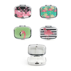 KIKKERLAND Flamingo Pill Case 1 pk